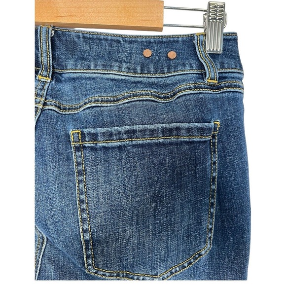 CAbi Jeans Womens 8 The Skinny Classic Wash Mid Rise Raw Hem Stretch 5882 Blue - Picture 4 of 15